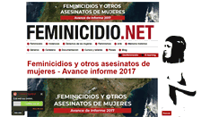 Desktop Screenshot of feminicidio.net